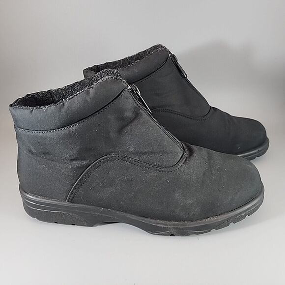 Toe Warmers Zip-Up Booties Made in Canada T00816 Women - Size 10W - Picture 1 of 7